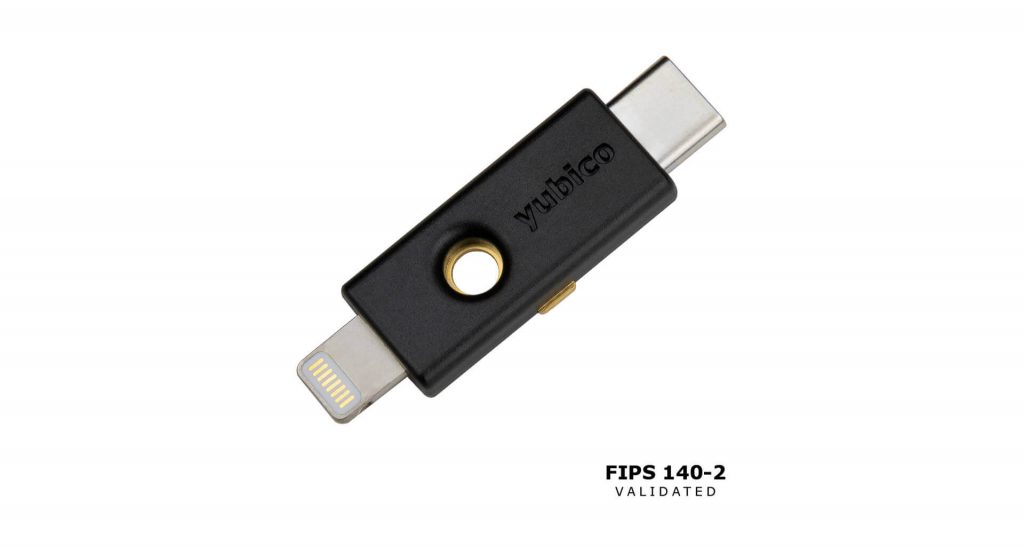 YubiKey 5Ci FIPS Dual connector with support for USBC and Lightning